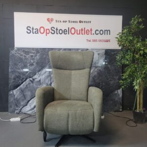 Staopstoel Prominent Sorisso Grijs Stof met Nek verstelbaar