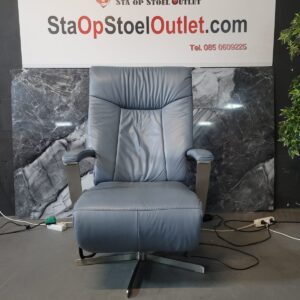 Staopstoel Stockholm Leisteenblauw Met kantelfunctie