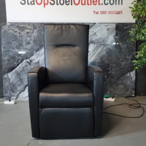 Staopstoel Easysit op draaiplateau met kantelfunctie Leder