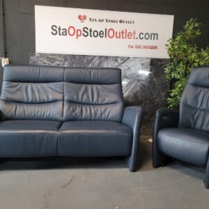 Staopstoel Met Bank Set De toekomst Blauw op accu