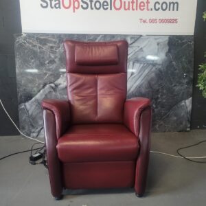 Staopstoel Prominent Vancouver Bordeauxrood met Kantelfunctie
