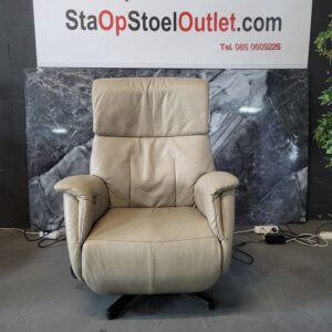 Staopstoel Goteborg Leder met lumbaalknop