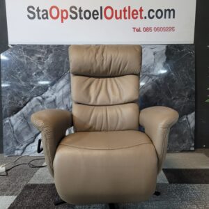 Staopstoel Meubelzorg Leder Large-model Taupe