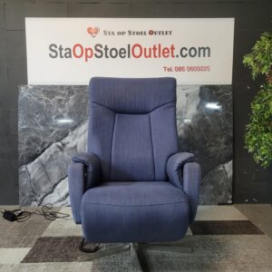 Staopstoel prominent blauw met topswing